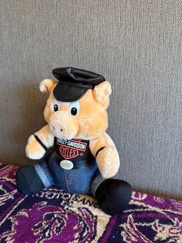 Harley-Davidson 바이커풍 봉제 인형