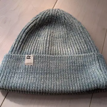 RH 리브 니트 비니 블루 계열