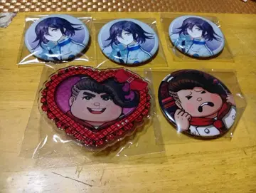 단간론파 로손 글리터 캔뱃지 오마 코키치 에비텐 굿즈 하나무라 테루테루