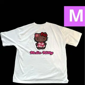 새상품 아베일 산리오 갸루키티 일광화상 키티T셔츠 M 화이트