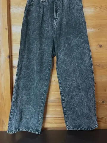 ADRER 와이드 데님 블랙