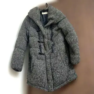 ROSE BUD 후드 부착 다운 자켓 그레이 계열