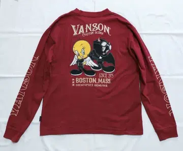 VANSON x LOONEY TUNES 론T 자수 긴팔 사이즈 XXL