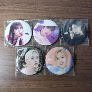 TWICE MINA 캔뱃지 5개 세트