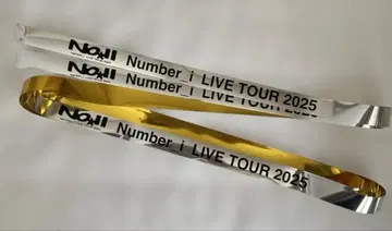 Number_i LIVE TOUR 2025 은색 테이프 2개