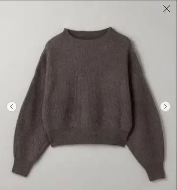 BEAUTY&YOUTH 볼륨 슬리브 숏 니트 풀오버