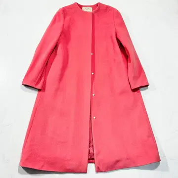 유나이티드 애로우즈 UBCS W/CA 벨라인 코트 캐시미어 핑크 34