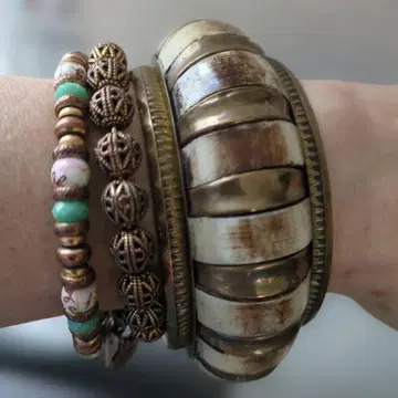 에스닉 디자인 팔찌 세트