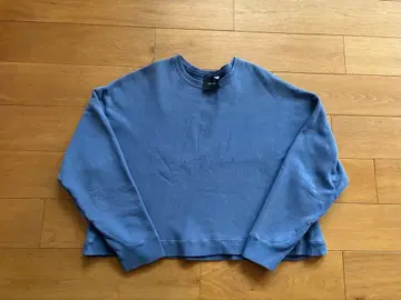 ATON 블루 크루넥 트레이닝복