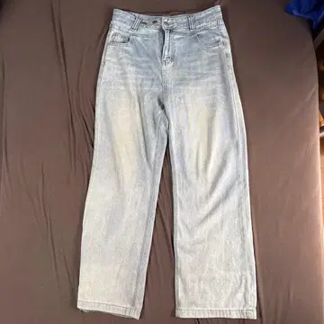 FESHORN 스트레이트 데님 라이트 블루