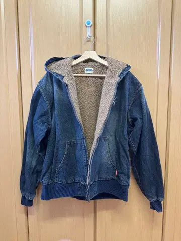 9090 KingLogo SlubDenim 집 후디 보아