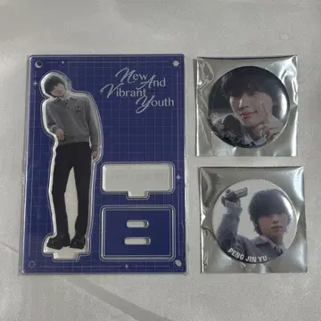 폰진유 아크릴 스탠드 캔뱃지 N.A.V.Y