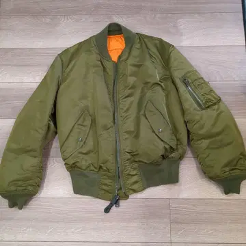 ALPHA 알파 MA-1 플라이트 자켓 M 사이즈 올리브 레트로