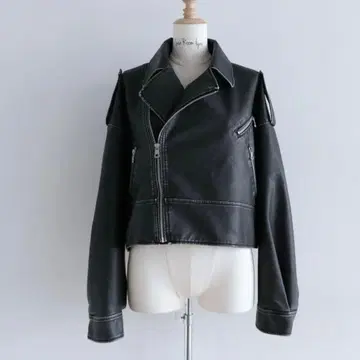 SEAROOMLYNN 빈티지 워시 ECO 가죽 라이더스