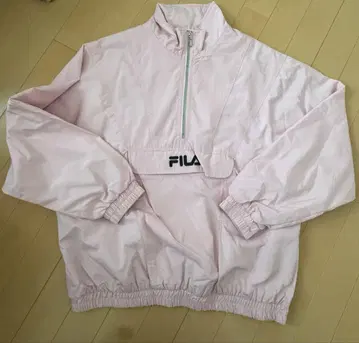 FILA 하프 지퍼 핑크 아우터
