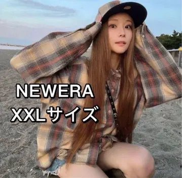 NEW ERA 뉴에라 옴브레 체크 셔츠 24년 XXL 사이즈