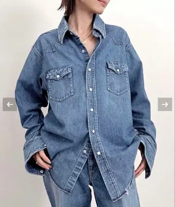 [RED CARD] Nelly Denim Shirts