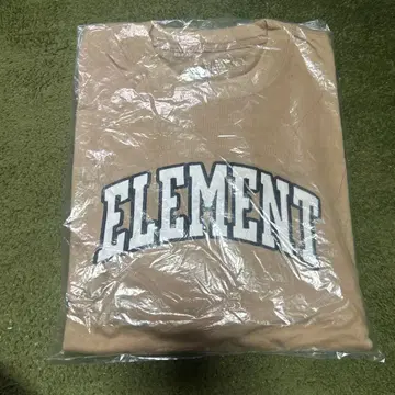 ELEMENT 베이지 로고 T셔츠