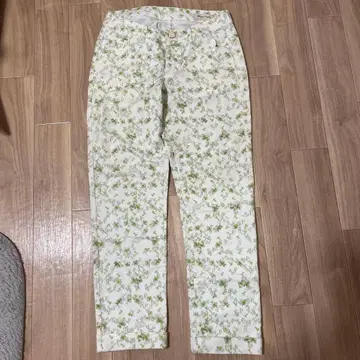 프랑슈리페 여성용 팬츠 토끼 패턴 화이트 사이즈 M