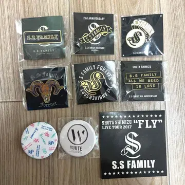 시미즈 쇼타 핀 배지 스티커 세트