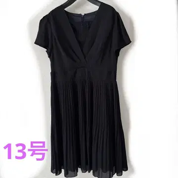 다크 네이비 반팔 무릎 기장 원피스 13호 입학식, 졸업식