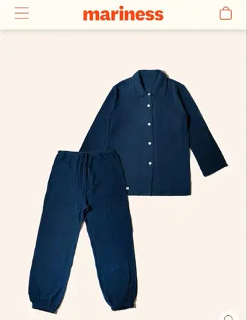 마리네스 네무리카 파자마 네이비 L