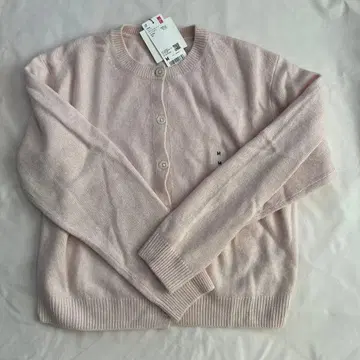 UNIQLO 캐시미어 100% 가디건 크루넥 숏 가디건 M