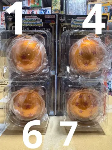 드래곤볼 제일복권 드래곤볼 4개 세트