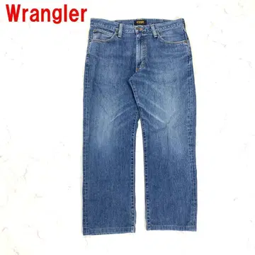 A5775 랭글러 데님 청바지 앵클 기장 면 미색 파랑 네이비 34