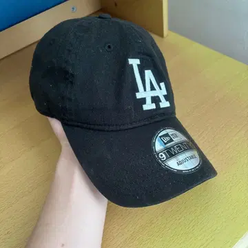 LA 로고 블랙 야구 모자 9TWENTY