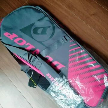 DUNLOP 라켓 백 블랙/핑크