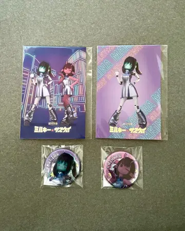 밀키 웨이/TSUTAYA/마키나/치하루/캔뱃지/혜택 엽서