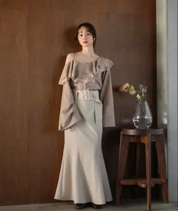 마이딜 하이웨스트 머메이드 스커트