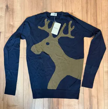 JOHN SMEDLEY_남성용_긴팔 니트_네이비 컬러_XS