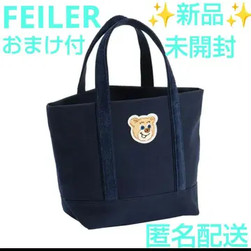 미개봉 새상품 페이러 올드 테디 와펜 토트백 네이비