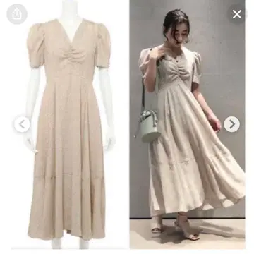 셀포드 도트 원피스