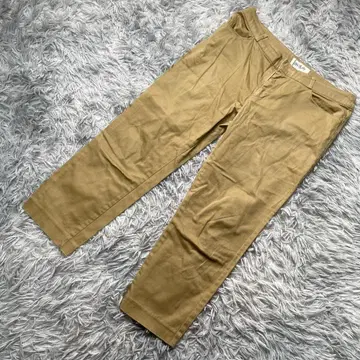 SOUP 고급 카멜 스트레치 테이퍼드 팬츠 면 혼방 아름다운 실루엣 11