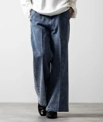 [ CLEL ] 빈티지 디자인 플레어 데님 팬츠