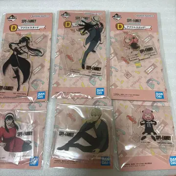 제일복권 스파이 패밀리 아크릴 스탠드 컴프 세트 아냐 로이드 요르