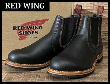 미사용 전시품 레드윙 첼시 사이드 고어 부츠 블랙 27.5