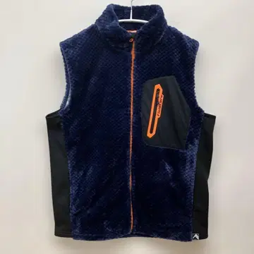 기무라 타쿠야 FieldLore 플리스 베스트 네이비 L