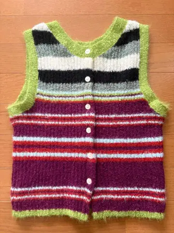 MILKFED. 컬러풀 니트 베스트