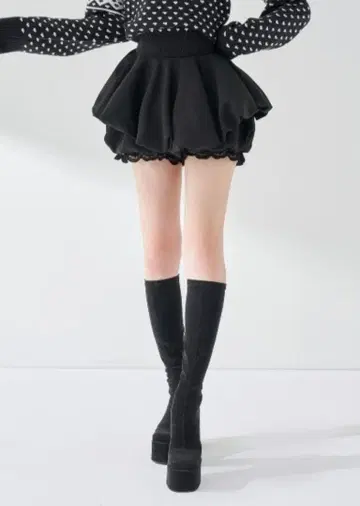 Darich 다리치 볼륨 벌룬 미니 스커트 FREE