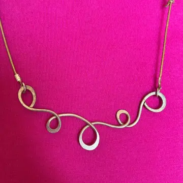 TAU의 나무 타우의 나무 놋쇠 목걸이 BRASS 길이 조정 가능