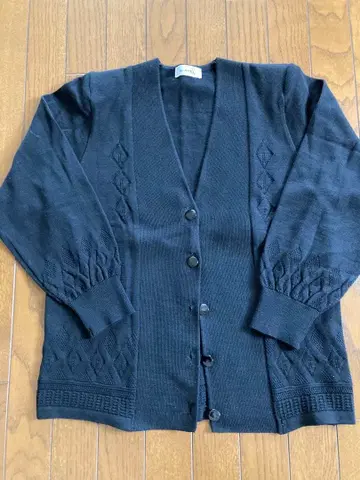 벨 로드 [일본제] 가디건 아가일 무늬 짜임