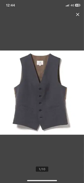 빔즈 하트 수트 베스트 네이비 M 사이즈