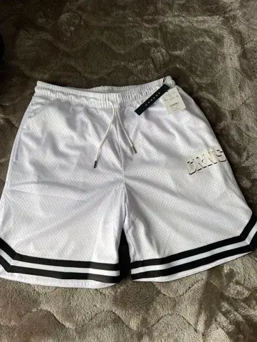 CRNS 메쉬 숏팬츠 화이트