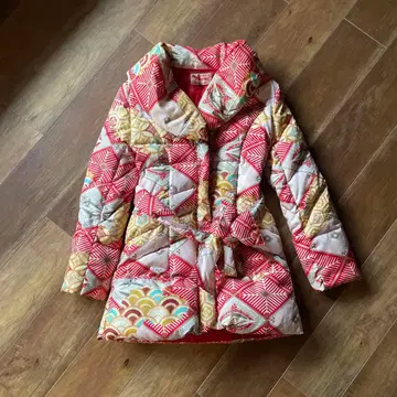 개성 있는 교토 pagong 다운 코트 빨간색