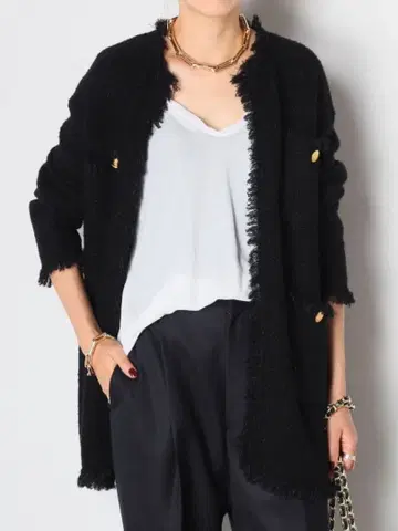 ADAWAS KNIT TWEED 자켓