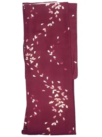 세탁 가능한 이중 기모노 L 짙은 빨간색